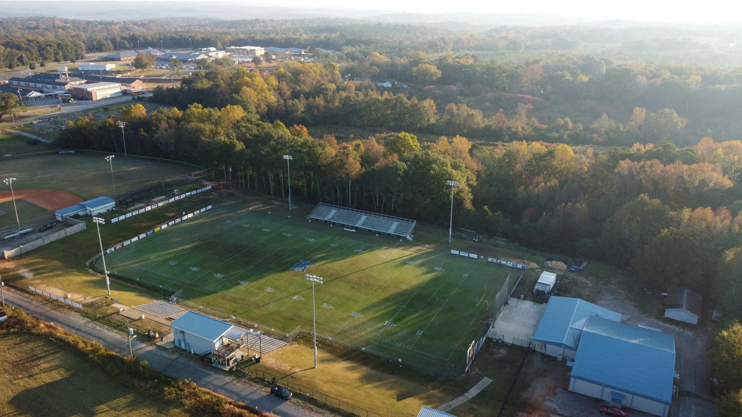 The football field in Notasulga, AL.