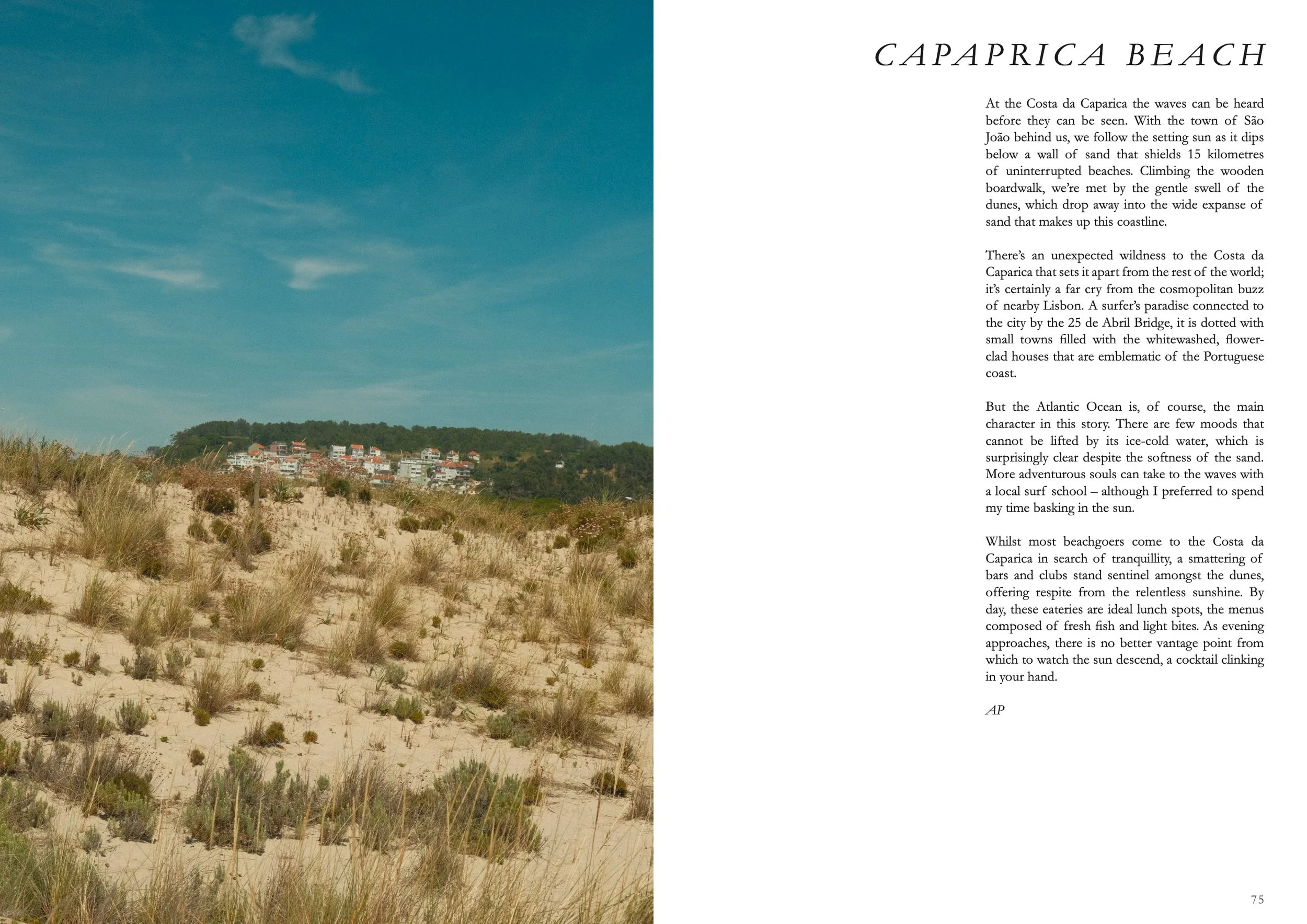 "Caparica Beach" | Lodestars Anthology, City Guide: Lisbon 
