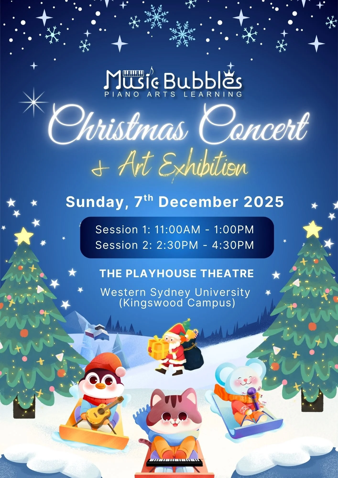 Music Bubbles Christmas Concert 2025
