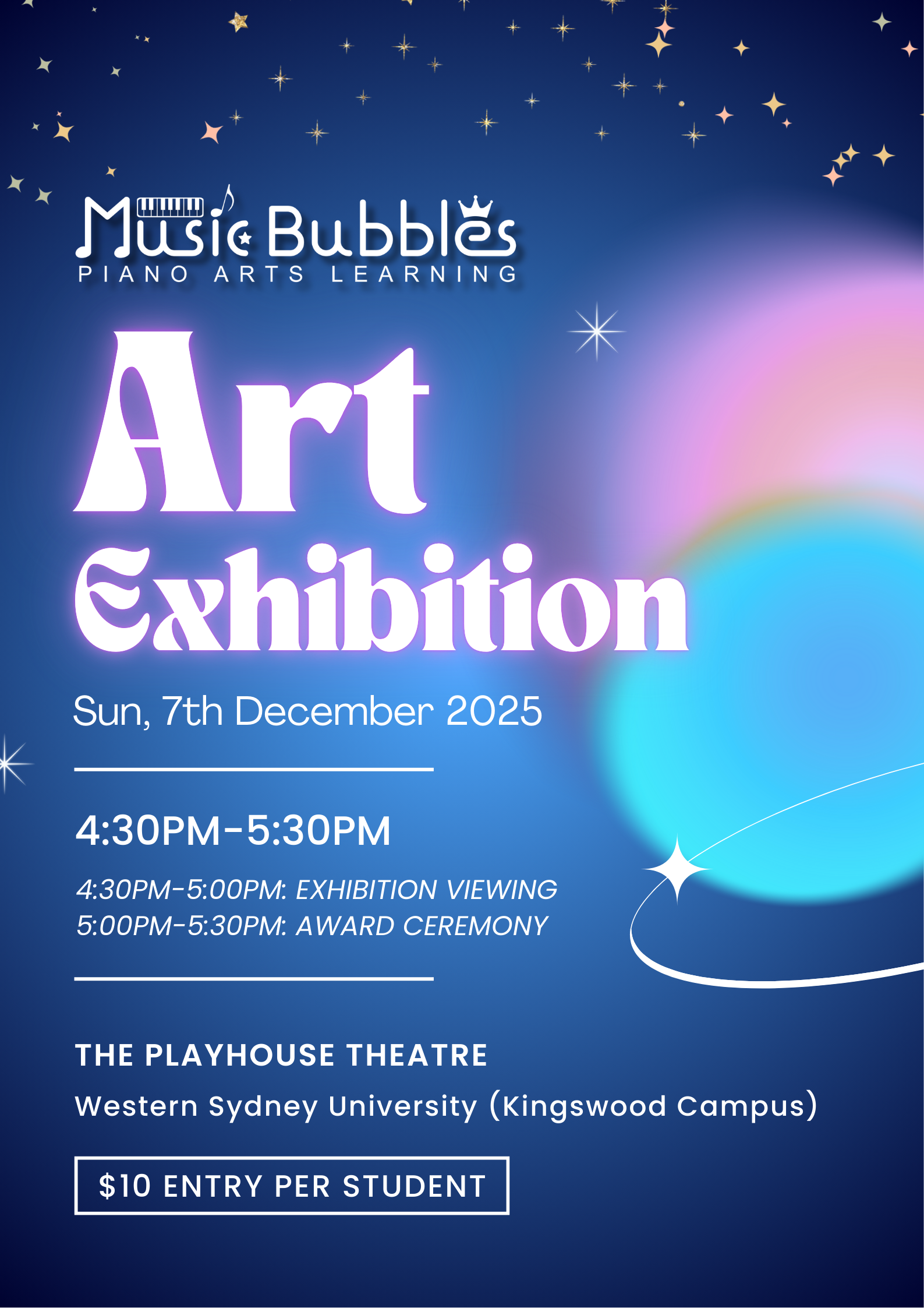 Music Bubbles Art Exhibition