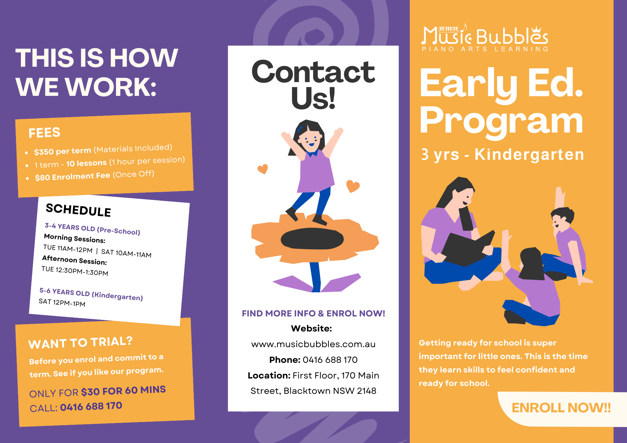Early Ed. Program — musicbubbles