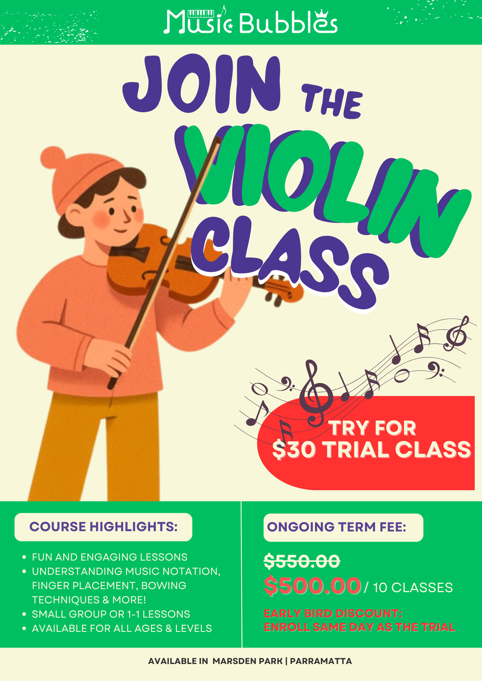 Violin Trial Class