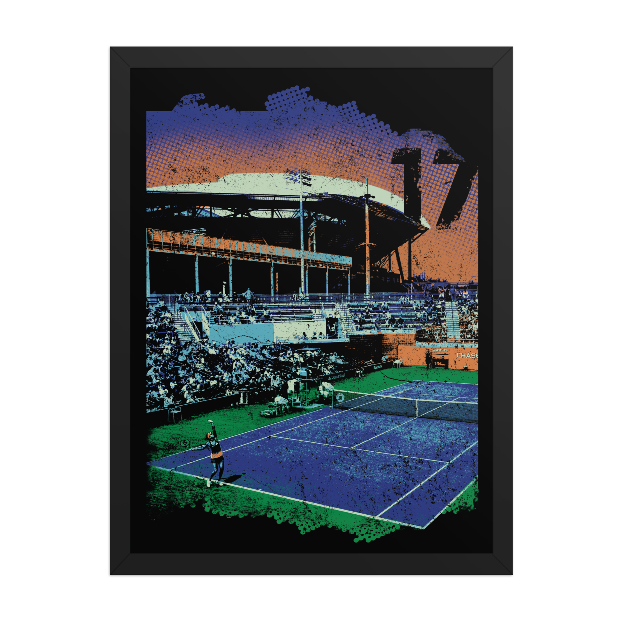 Court 17 Framed