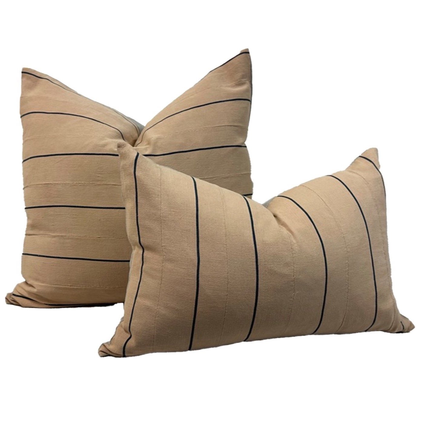 Vintage Camel Stripe Pillow