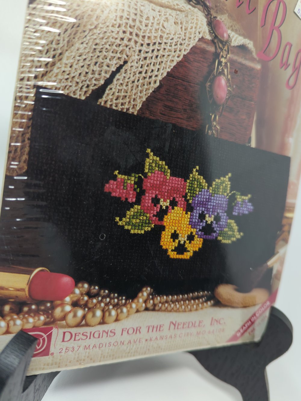 Cross Stitch Kit - Cosmetic Bag — flippityjane fabrics