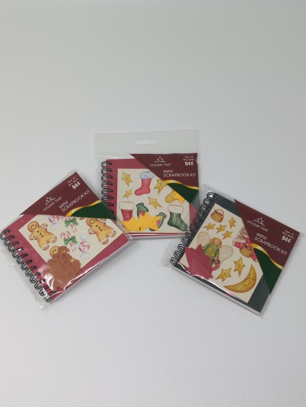 Trio of Holiday Mini Scrapbook Kits — flippityjane fabrics