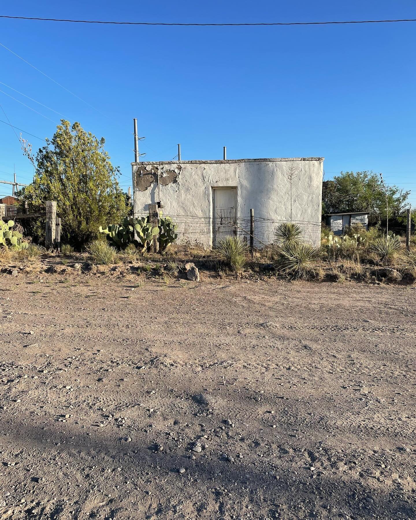 E Columbia &amp; Ave E / Sal Si Puedes / Marfa / 3 Lots compiling .4 Acres of land / 2 adobes with 2 sheds the topography is low to high / price can&rsquo;t beat $120,000 @intag2336 #MarfaRealtyBroker #MarfaRealty #MarfaModern #Highdesertdwellings #M