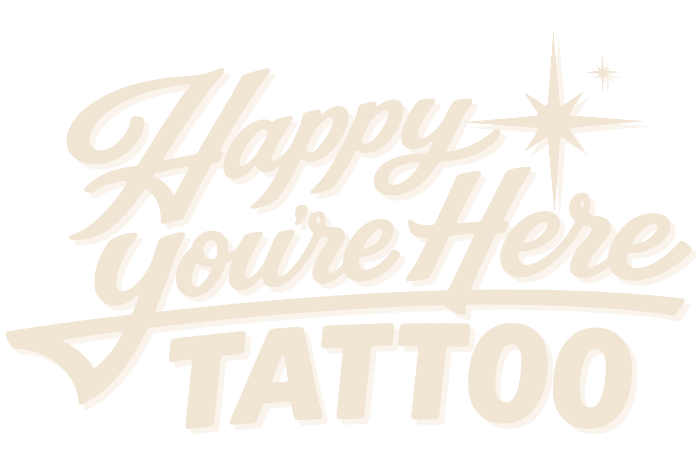 Happy You're Here Tattoo
