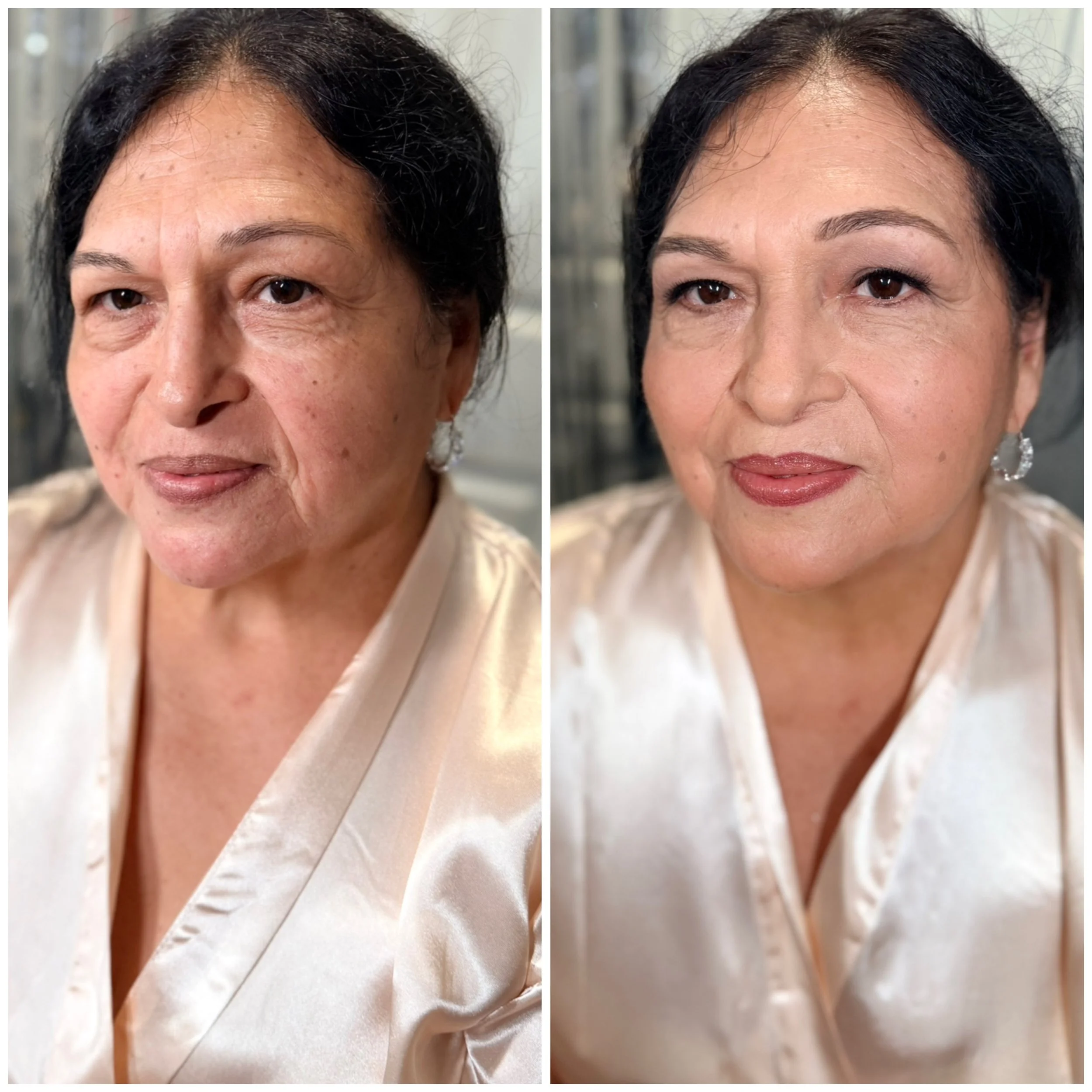 Before and After Makeup , Mother of the Bride