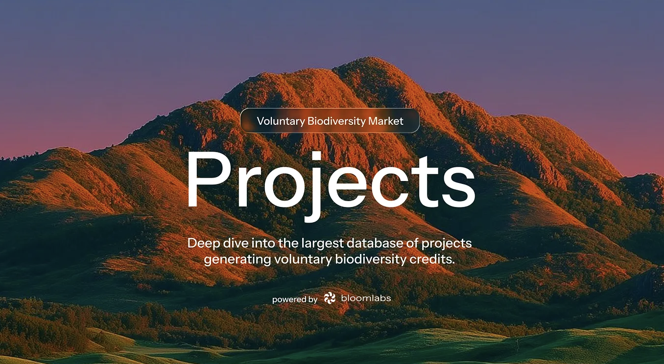Voluntary Biodiversity Market Projects