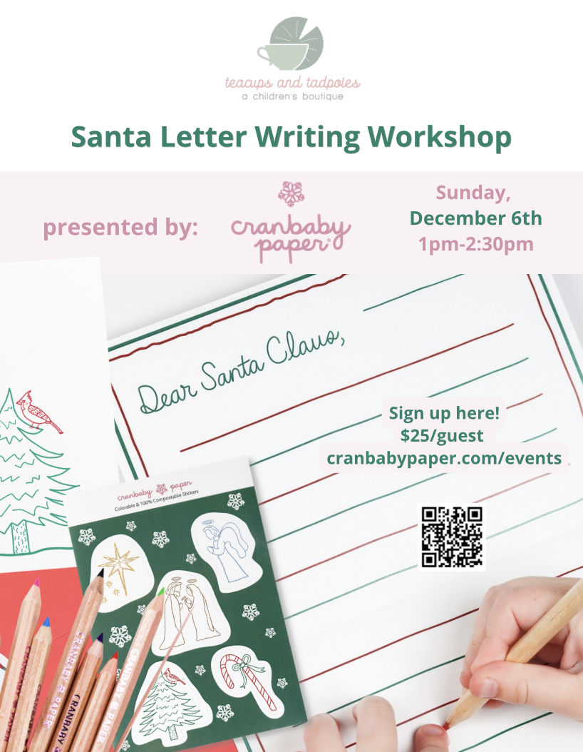 Register for Event: Santa Letter Writing Workshop