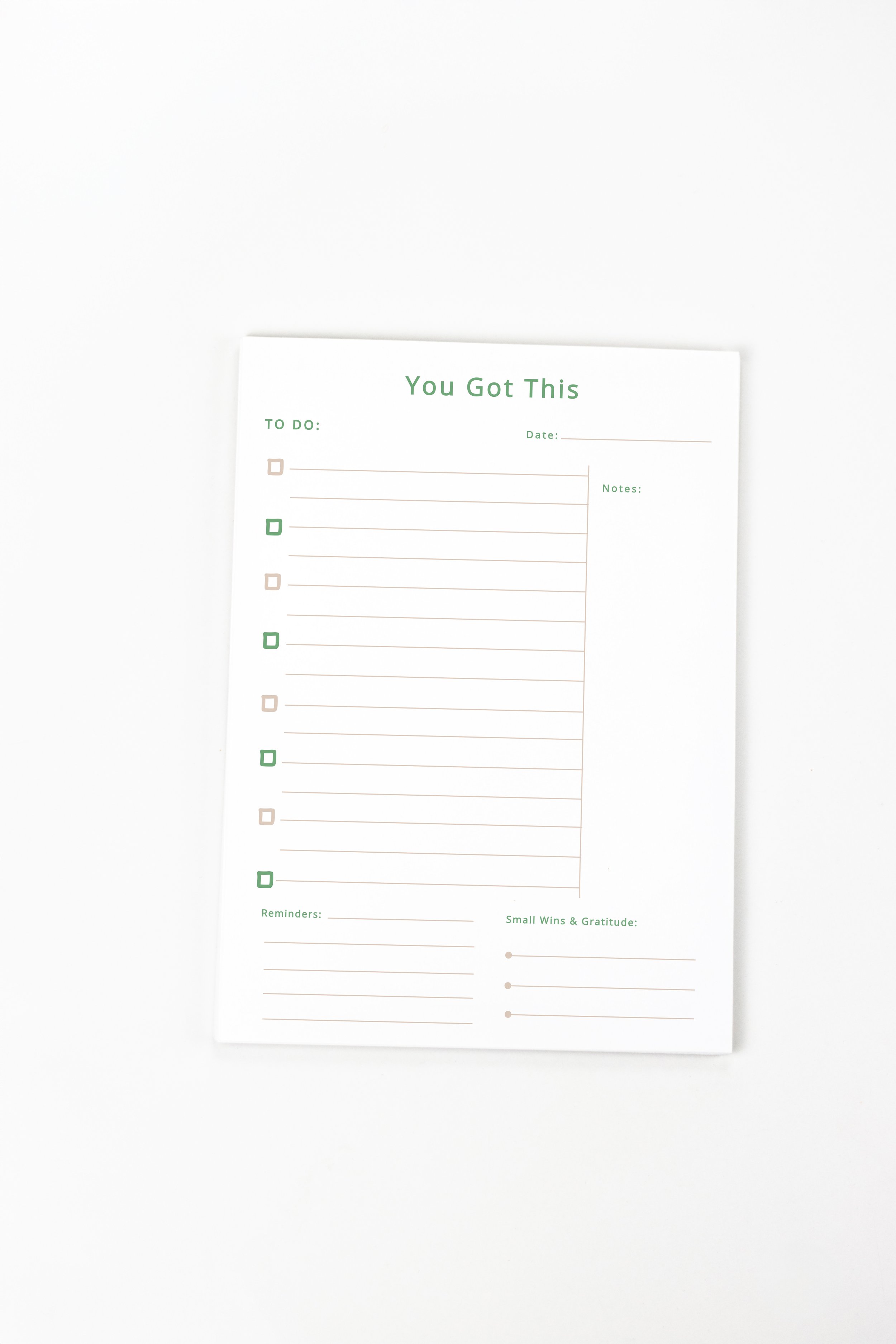 Handmade You Got This Notepad