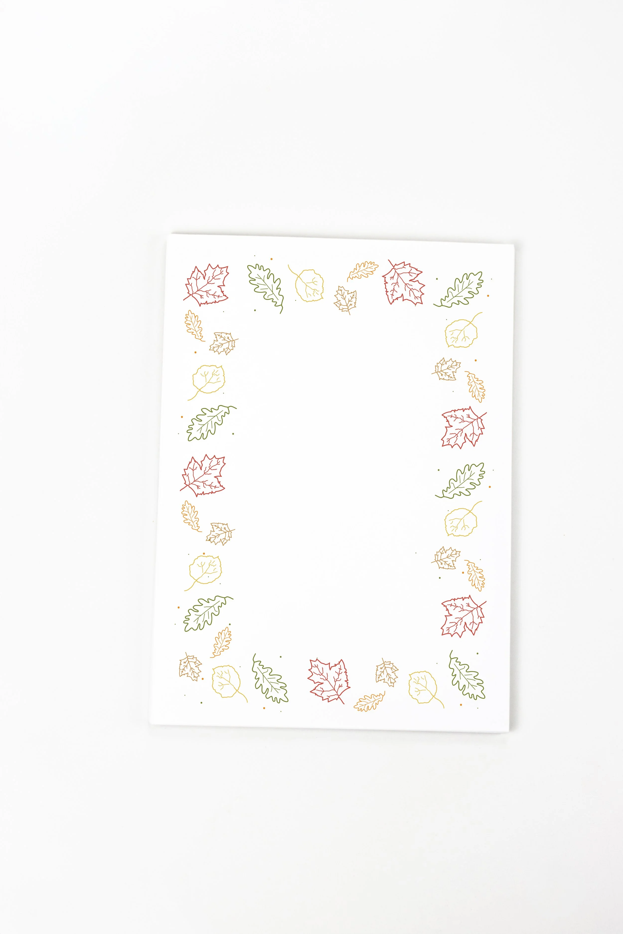 Autumn Leaves | Handmade Notepad