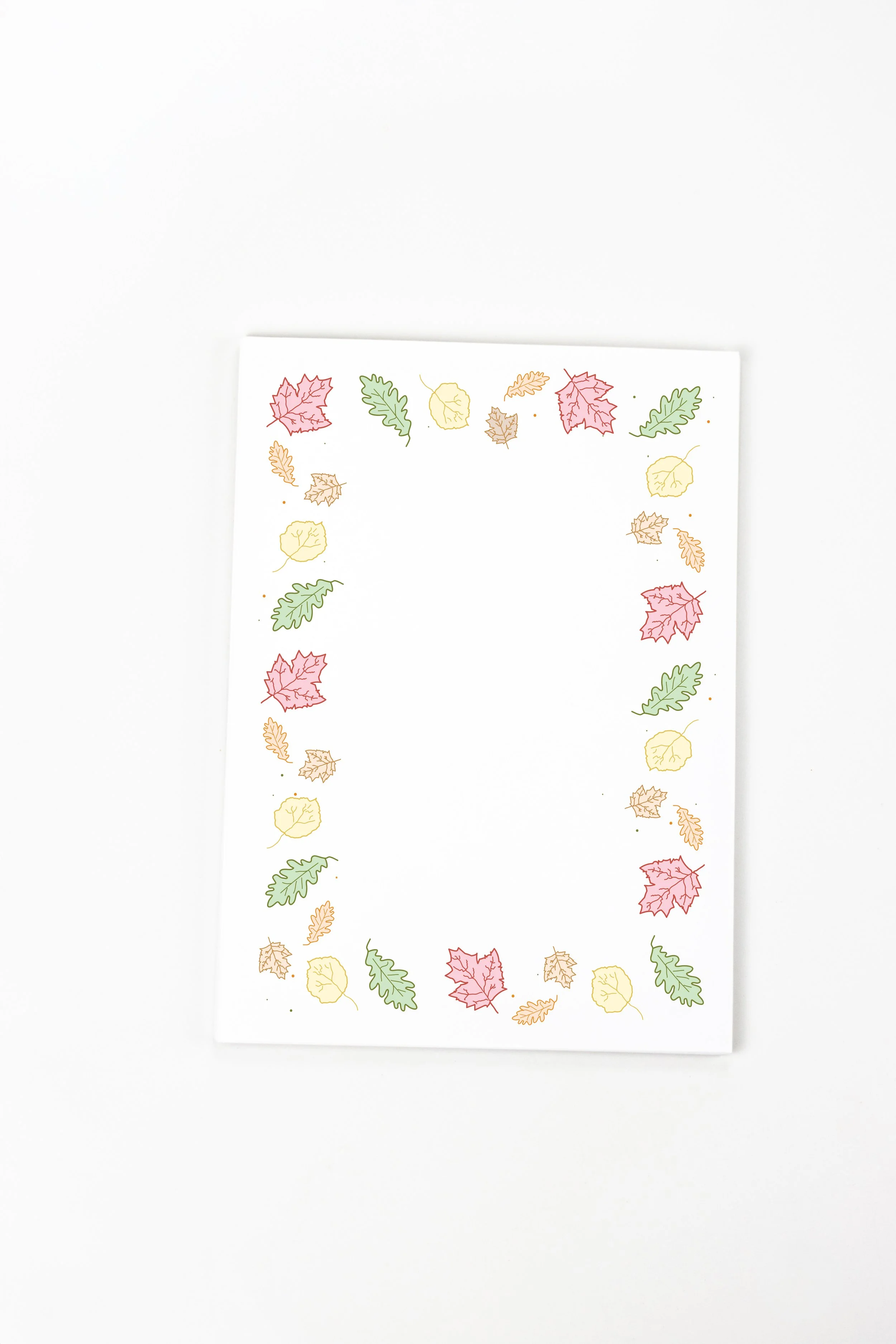 Autumn Leaves | Handmade Notepad