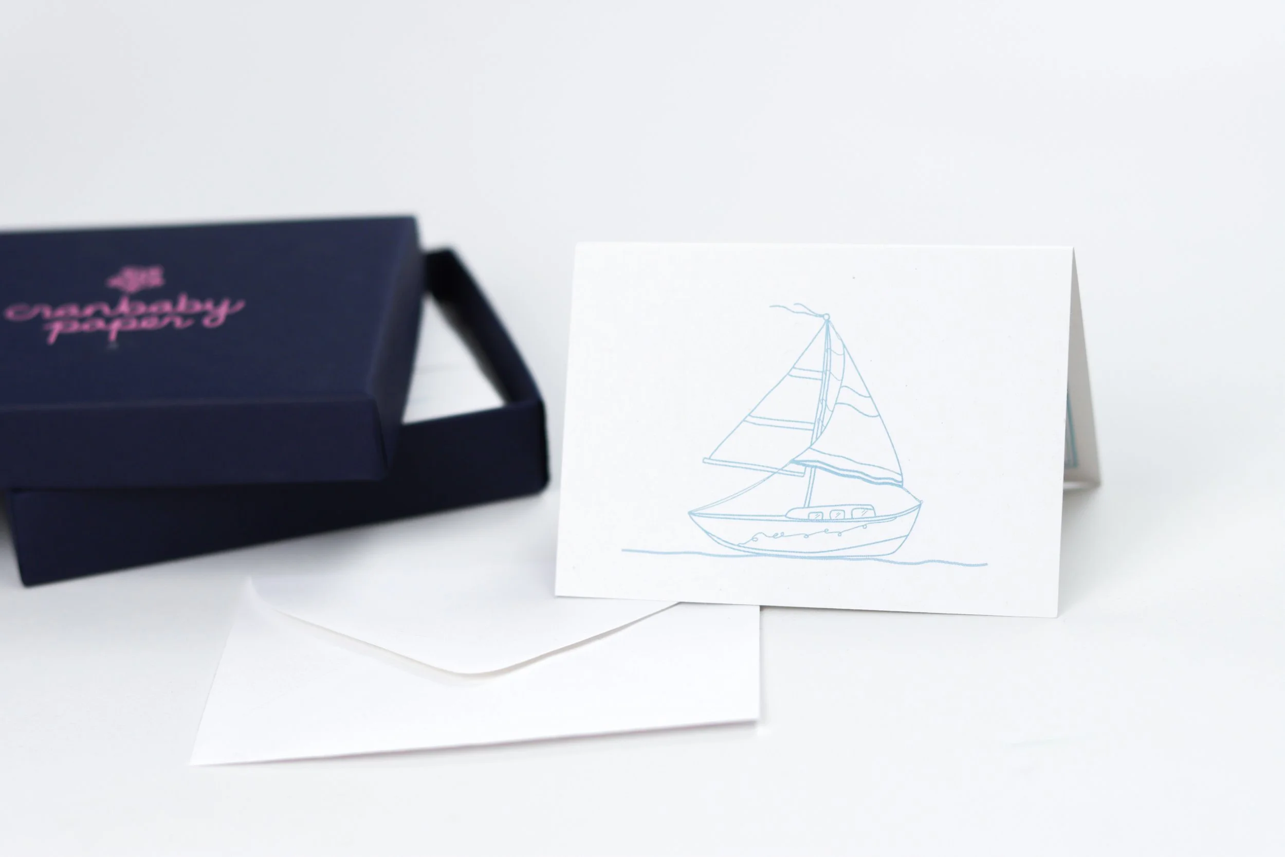 Folded Mini Enclosure Cards: Boxed Set of 6