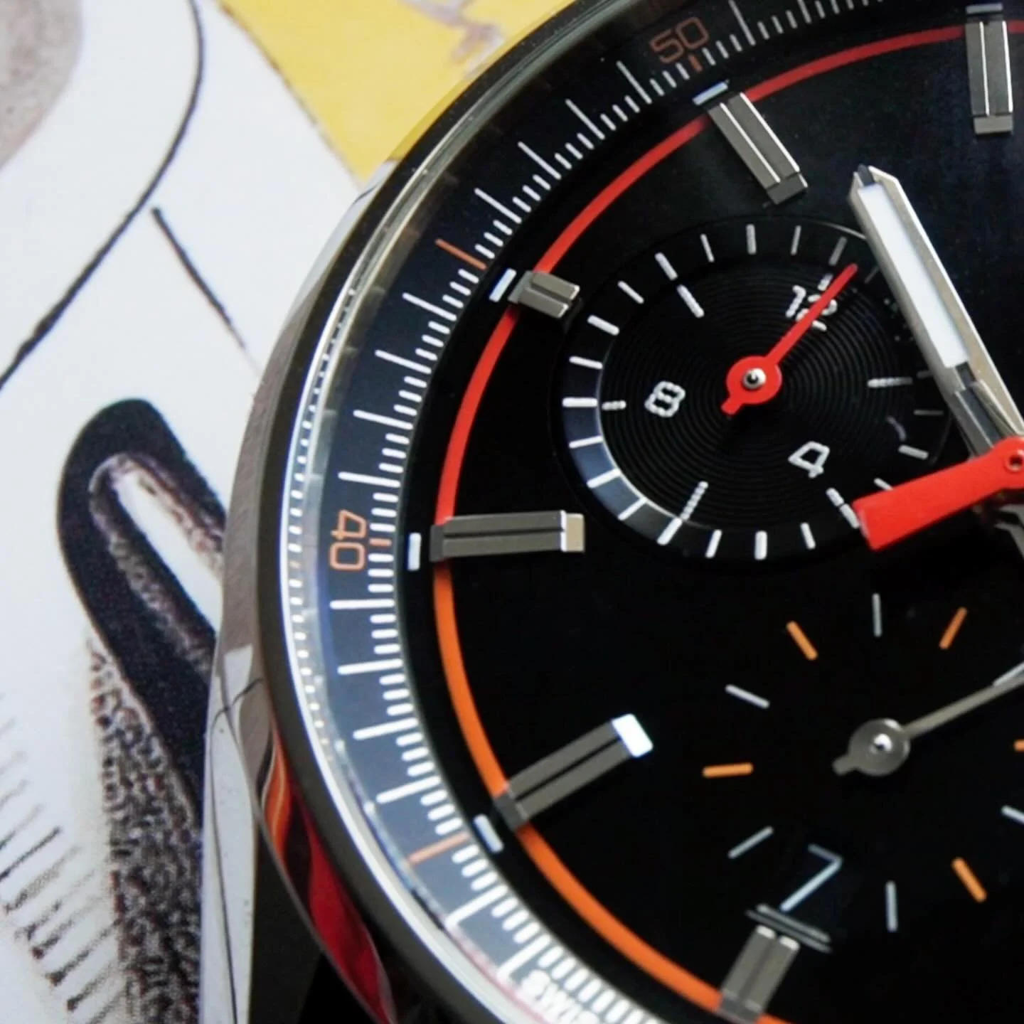 New for 2023, the shocks of orange and red add so much fun to this racing classic
-
Watch the full review of the Carrera 02 - Link in bio: @shahlusso 
-
#tagheuer #shahlusso #tagheuercarrera #carrera02 #tagheuercarrera02 #racingchronograph