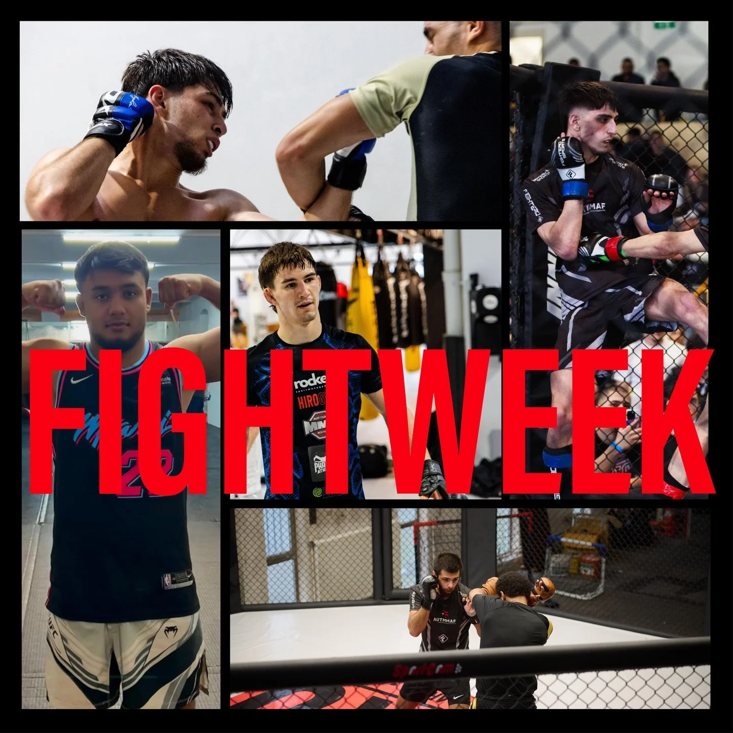All eyes on our MMA Amateur Team 🔥
Crazy Fightweek f&uuml;r einige der ambitioniertesten MMA Newcomern aus dem HIRO. Doka, Ebon, Renaldo, Romeo und Angelo stehen morgen im Ring bei @nxtgen.road2vendetta 

Wir freuen uns auf die Performance unserer T