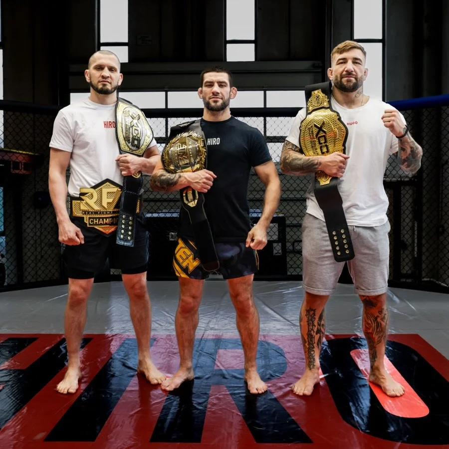 Home of Champions 🏆
@fnc_mma  @realfight.arena @xcc_mma 

Unsere Athleten k&auml;mpfen erfolgreich auf nationalen und internationalen B&uuml;hnen &ndash; und vertreten dabei immer das, wof&uuml;r das HIRO Gym steht: harte Arbeit, Disziplin und echte