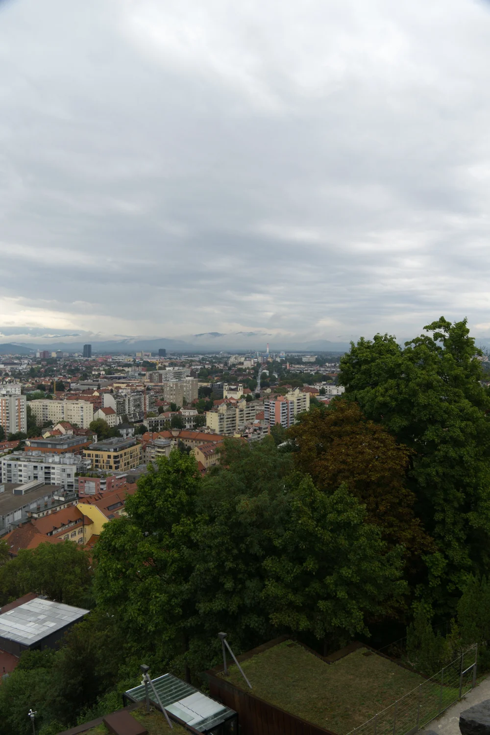 Udsigten fra Ljubljana slot 