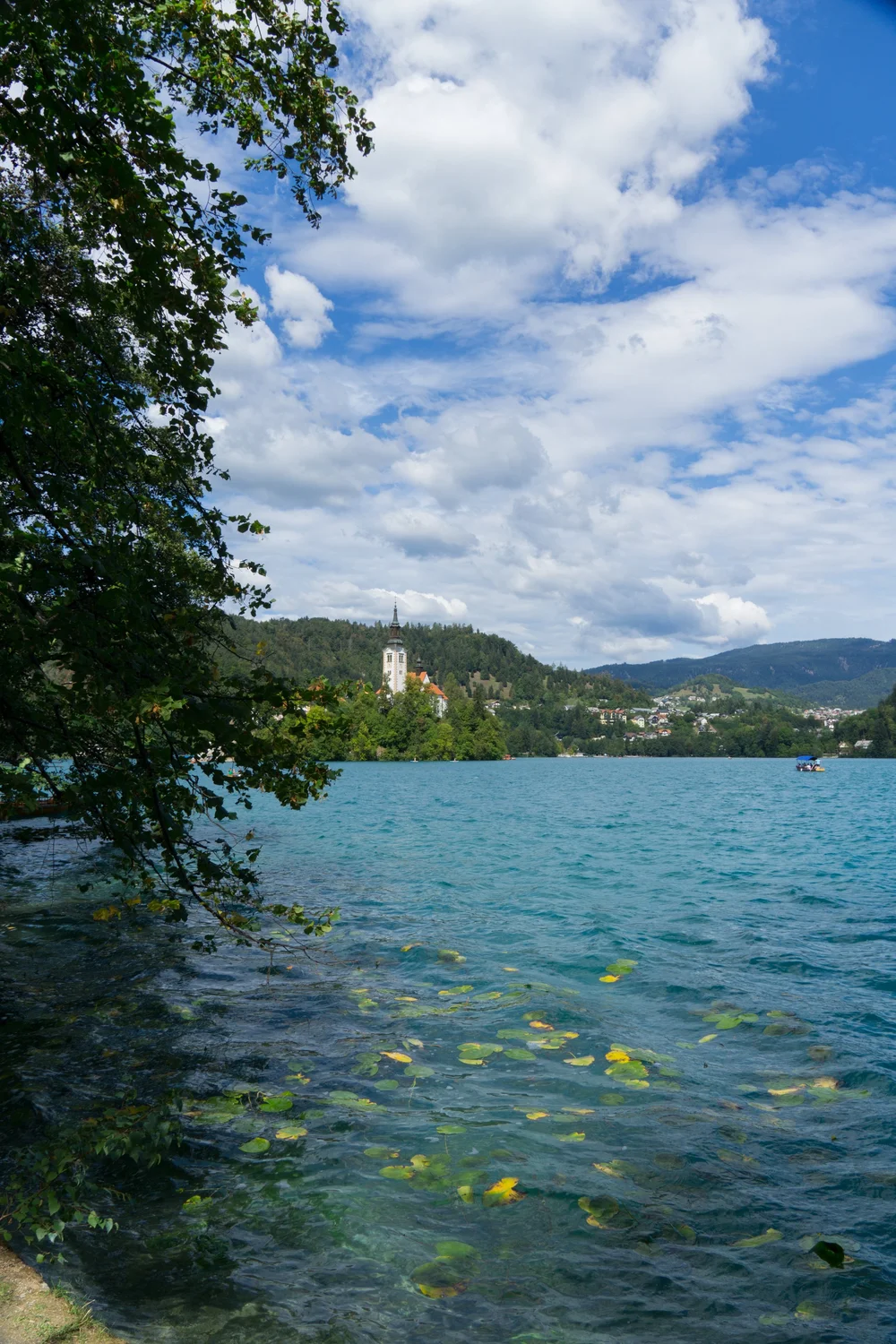  Den lille ø med kirken.  