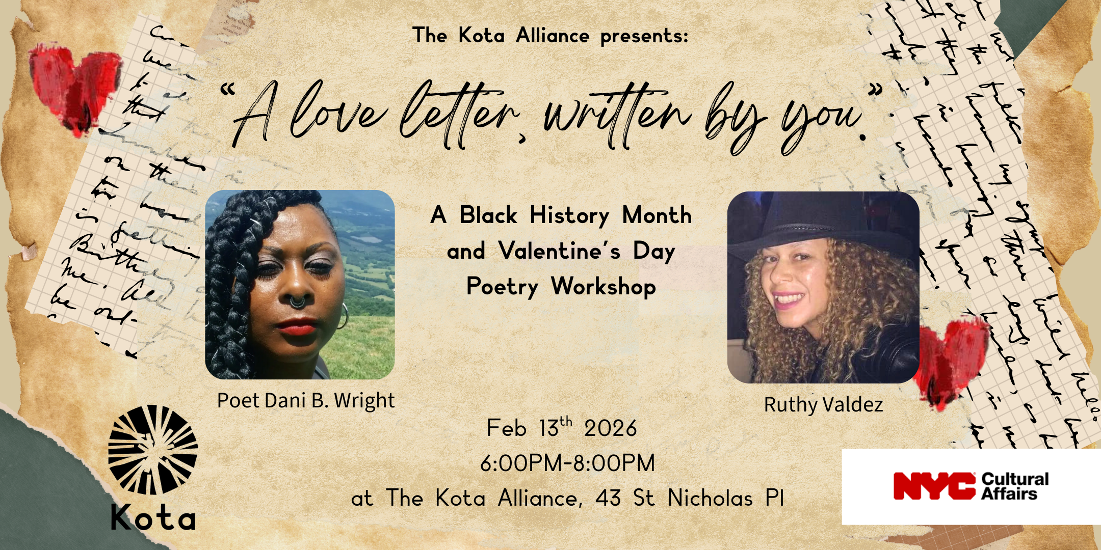 Poetry Workshop I AM: A Love Letter to Myself