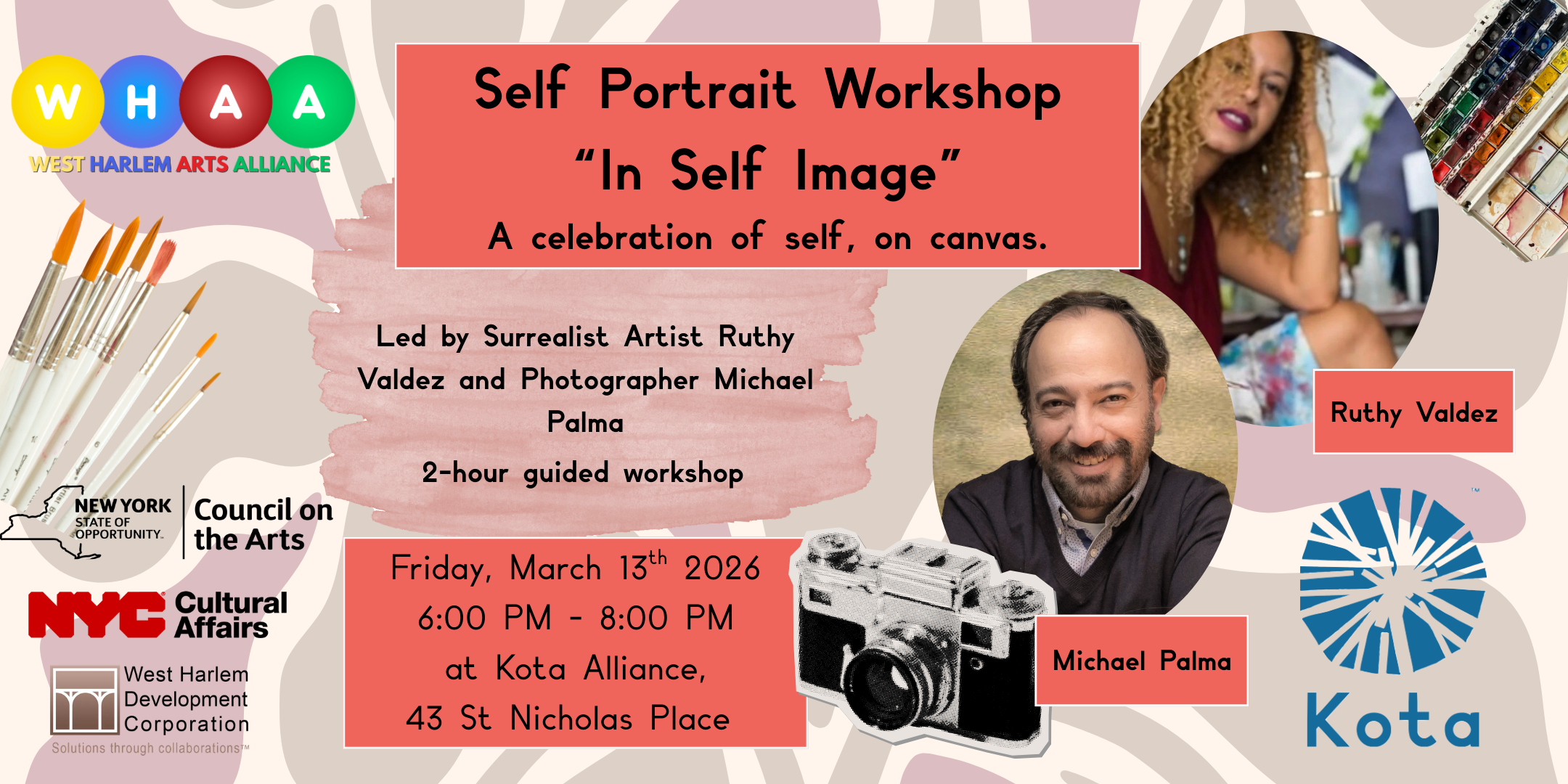 Self Portrait Workshop "In Self Image"