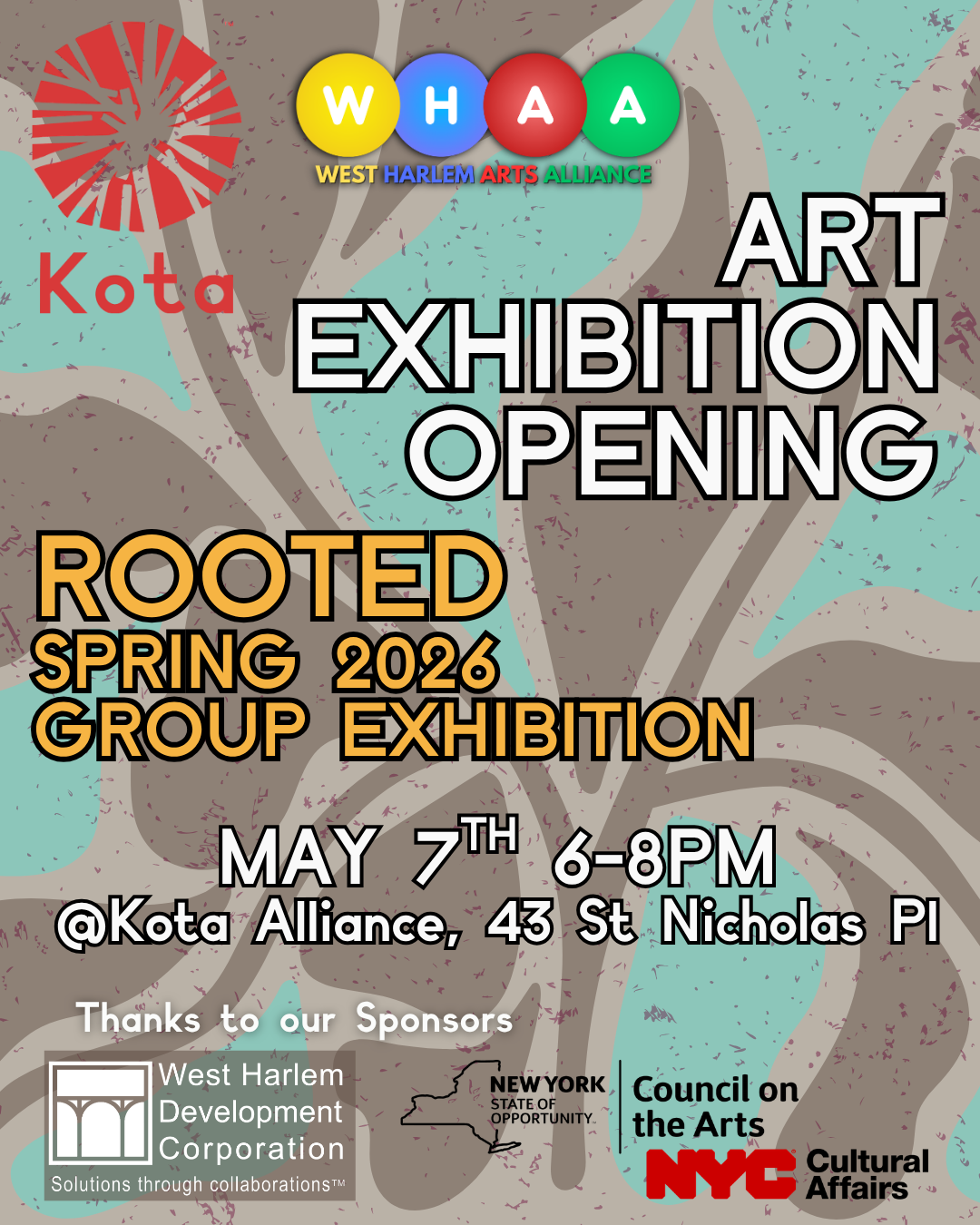 EXHIBITION OPENING - MAY 7TH 2026