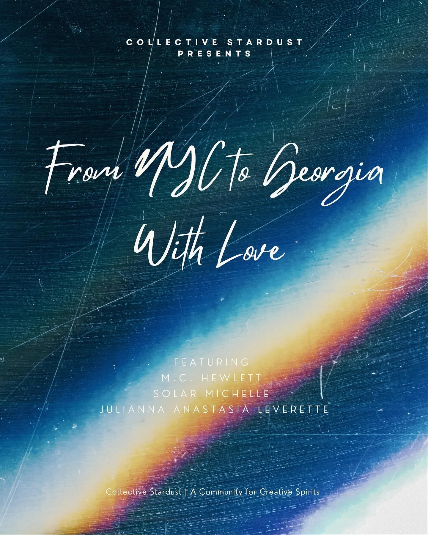 🌟 Collective Stardust was honored to presented our first art show this past Sunday, From NYC to Georgia With Love. 🌟

When featured artist, M.C. Hewlett, reach out with the desire of hosting a pop up exhibit in the area, our founder was ecstatic to