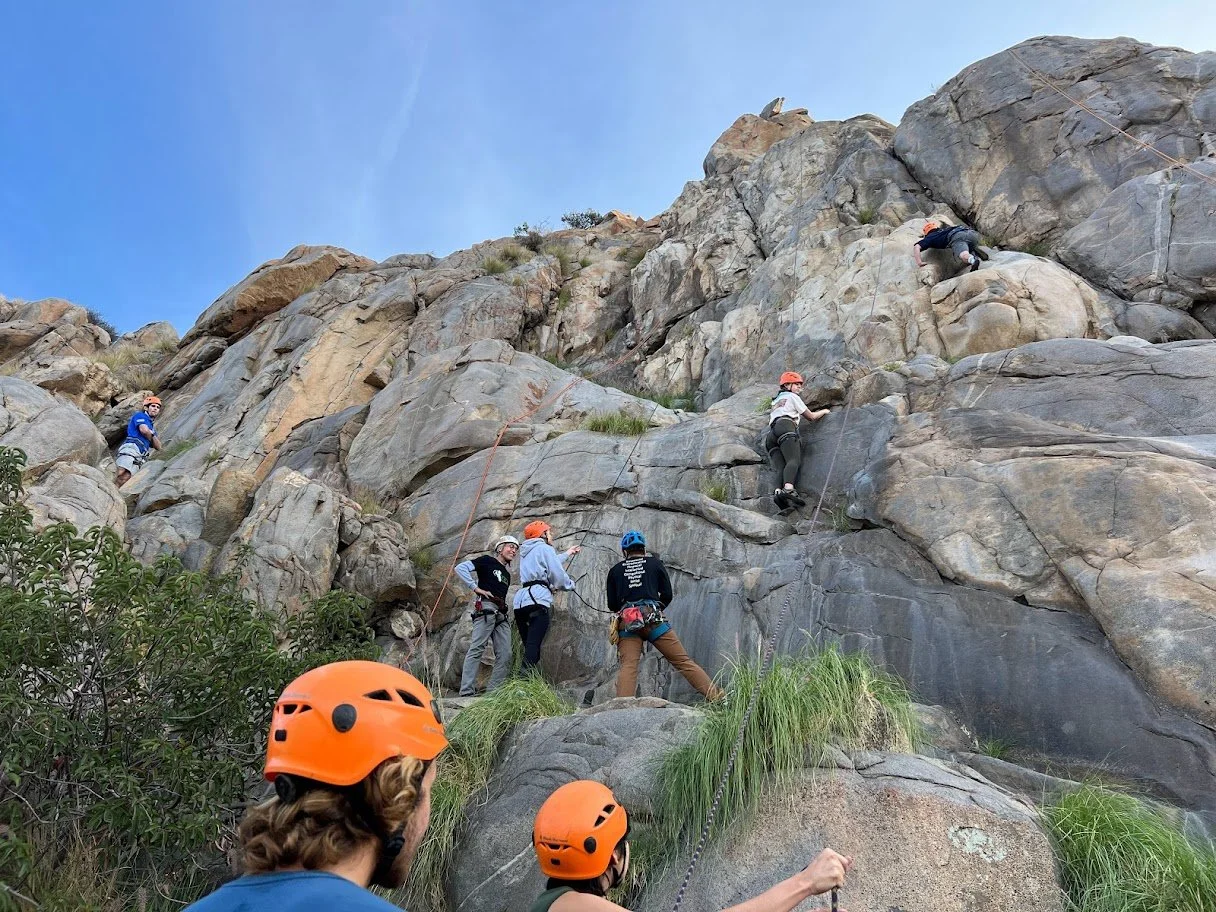 OUTDOOR ROCK CLIMBING