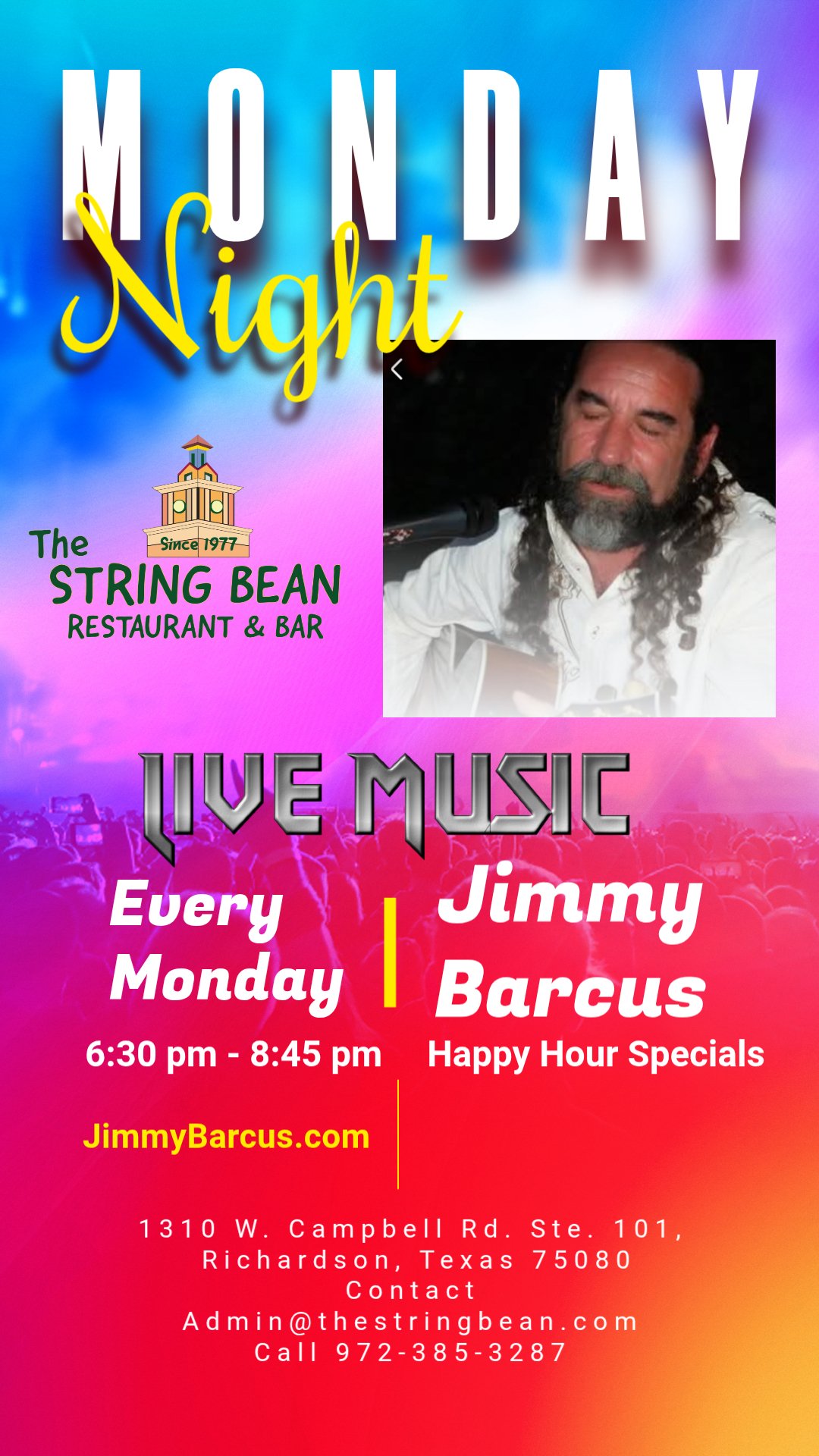 Music Mondays with Jimmy Barcus