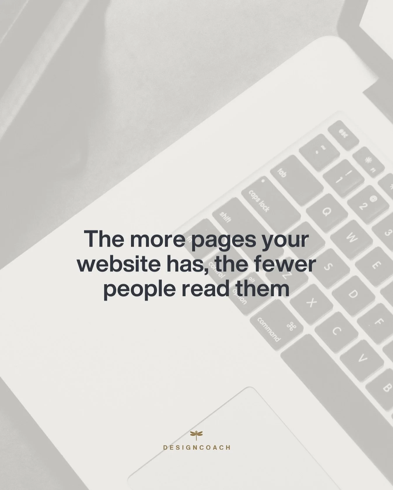 The more pages your website has, the fewer people read them.

Paradox?  Not for most small businesses.

I see it every week.  Enthusiastic entrepreneurs wanting to show everything: &ldquo;We need: About, Services, All Products, Team, Values, Cases, B