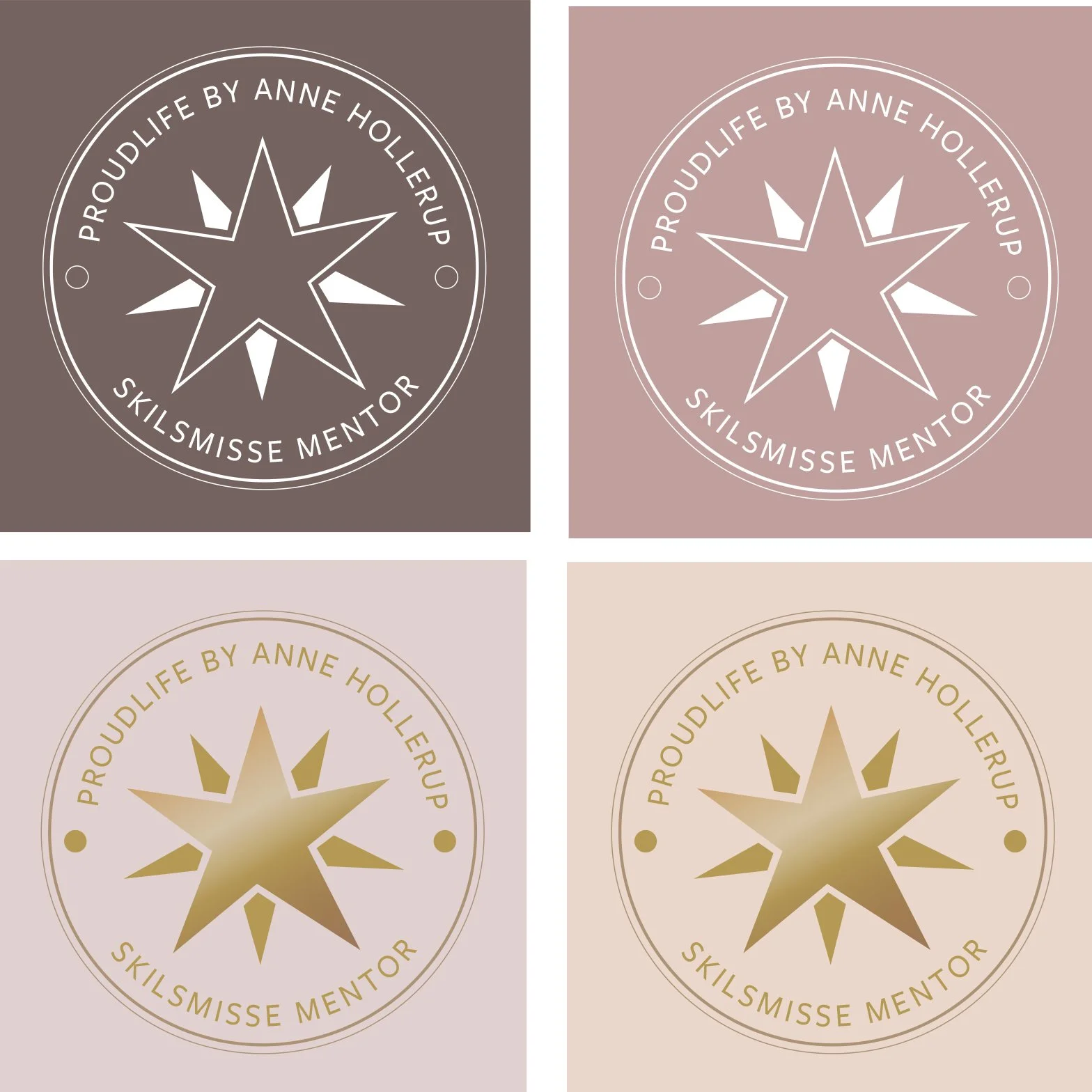 Stempel + logo for Anne Hollerup