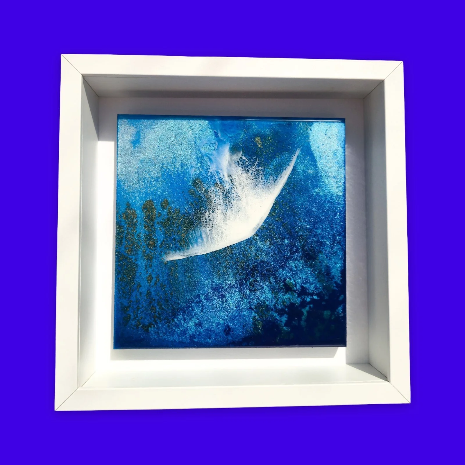 Silver Springs, Original Ocean Art, Framed Coastal Art
