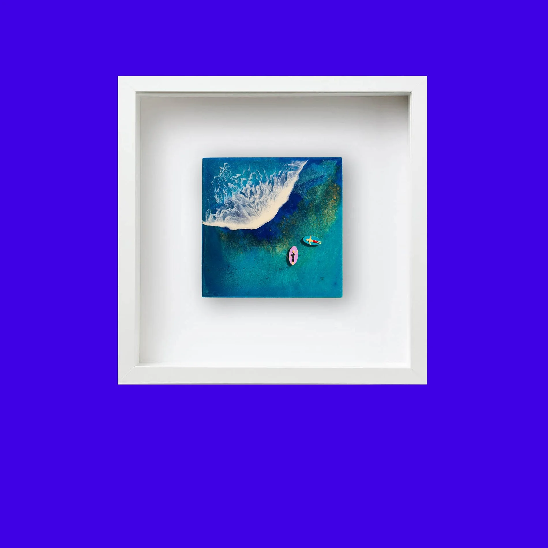 We Should Move, Original Framed Resin Art