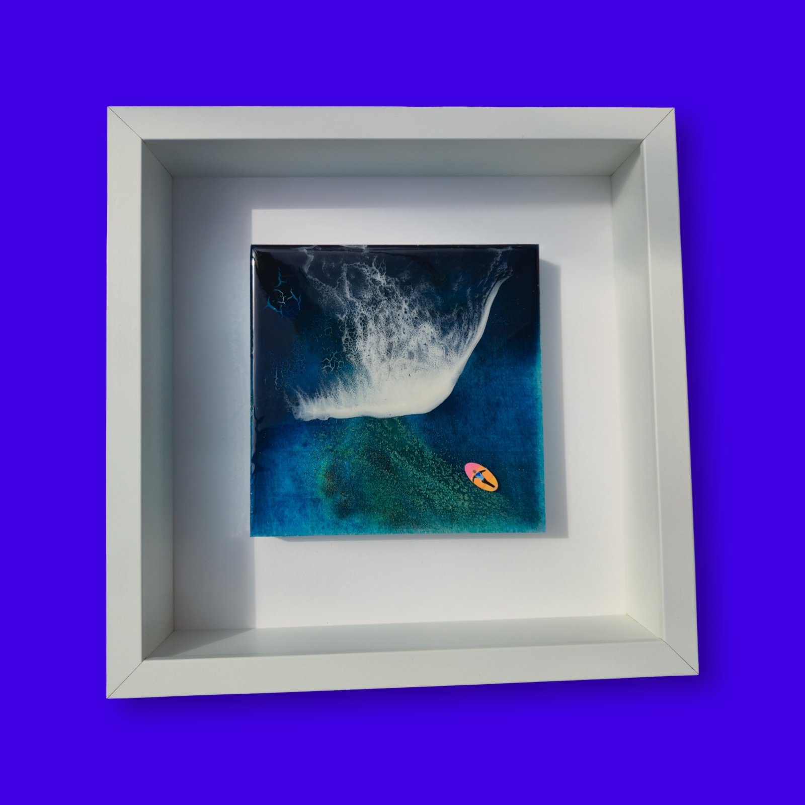 Perseverance, Original Framed Surf Art