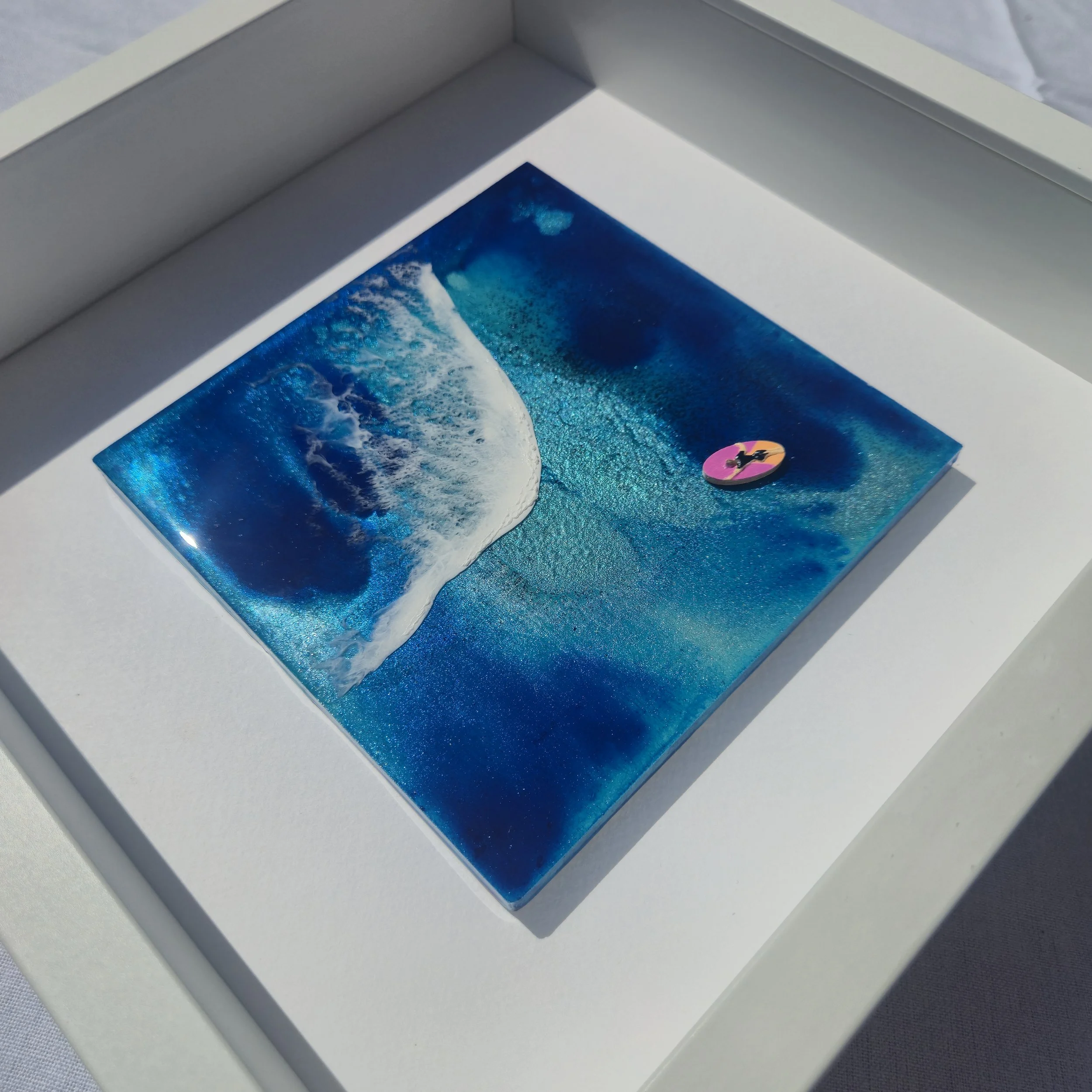 Paradise Found, Original Framed Surf Art