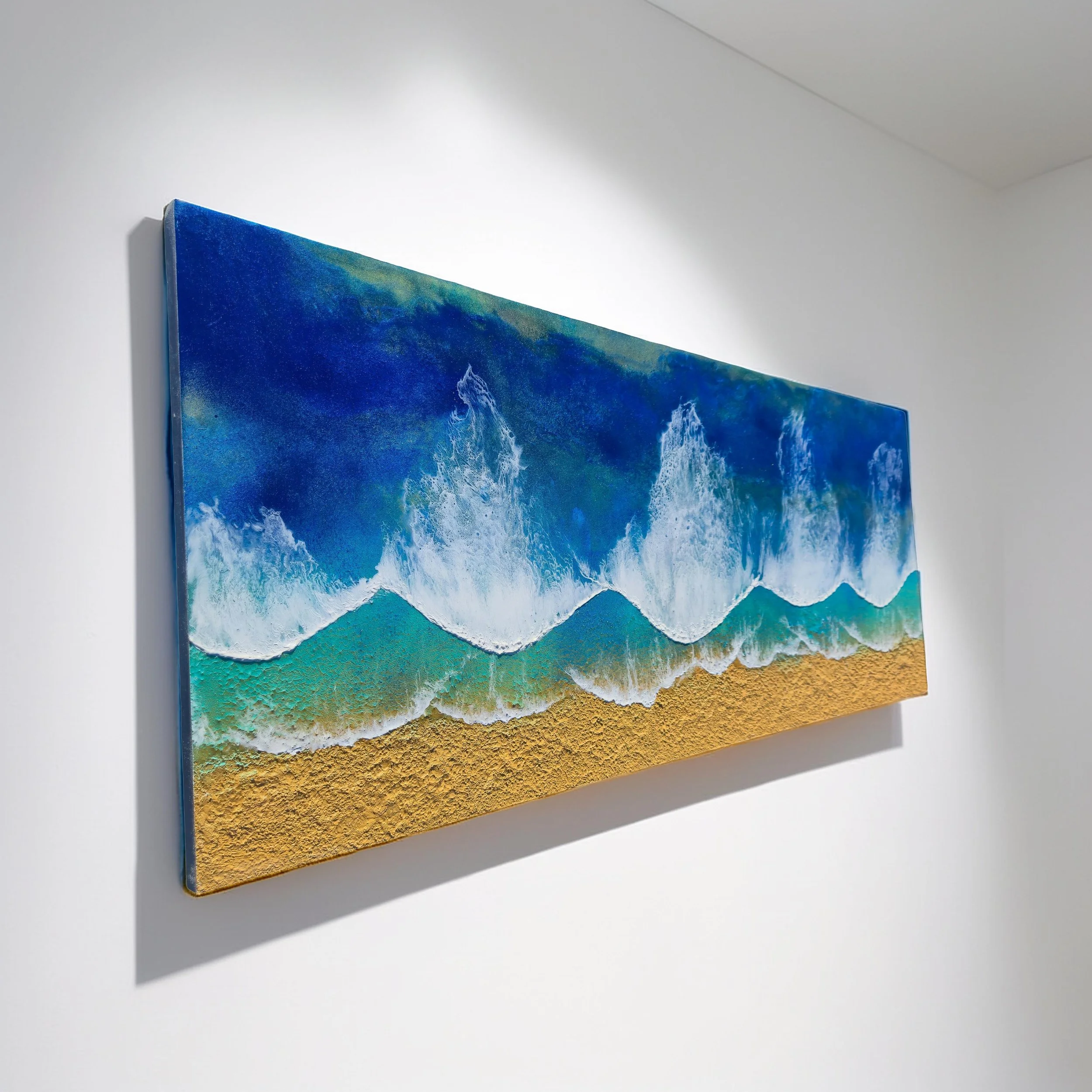 Sitting, Waiting, Wishing, Original Ocean Art Inspired by the Sea