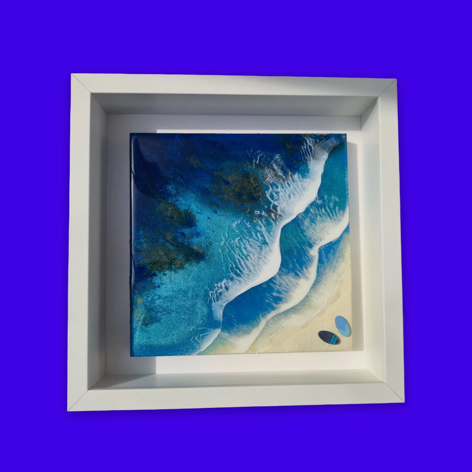 Our Secret Spot, Original Framed Surf Art