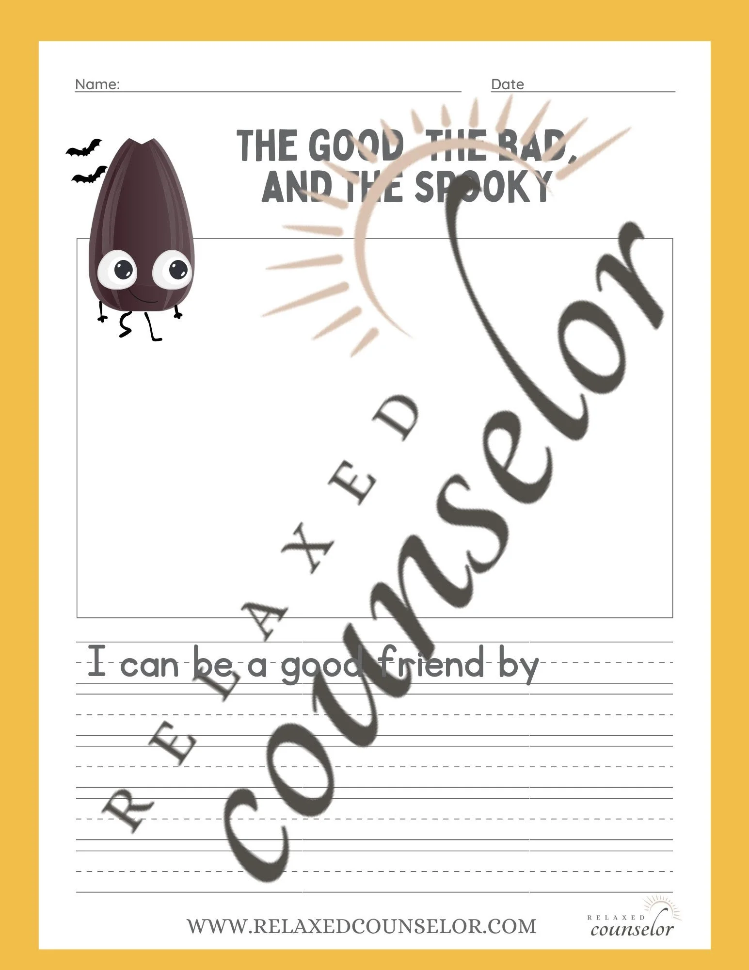 THE GOOD, THE BAD, AND THE SPOOKY FRIENDSHIP LESSON (Link to purchase in description)