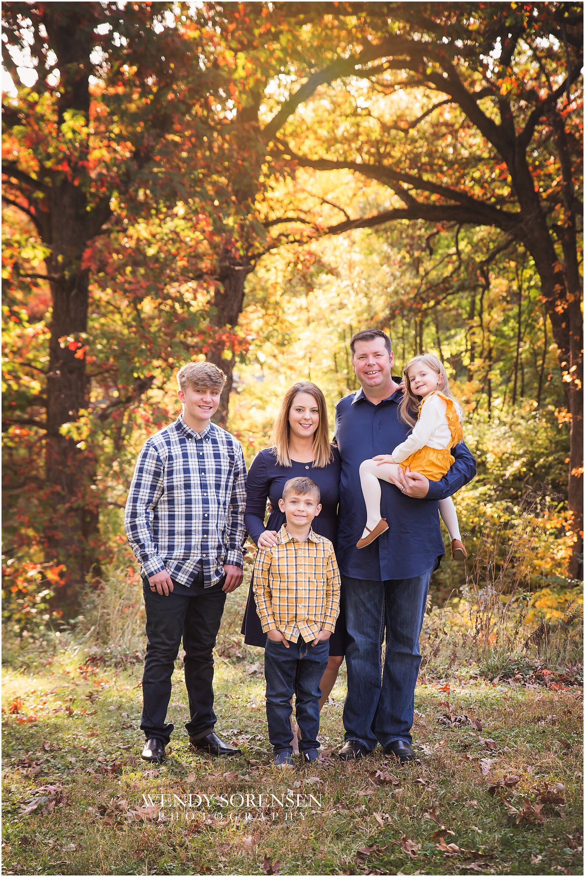 Fall Family Photos At Greenwood Park In