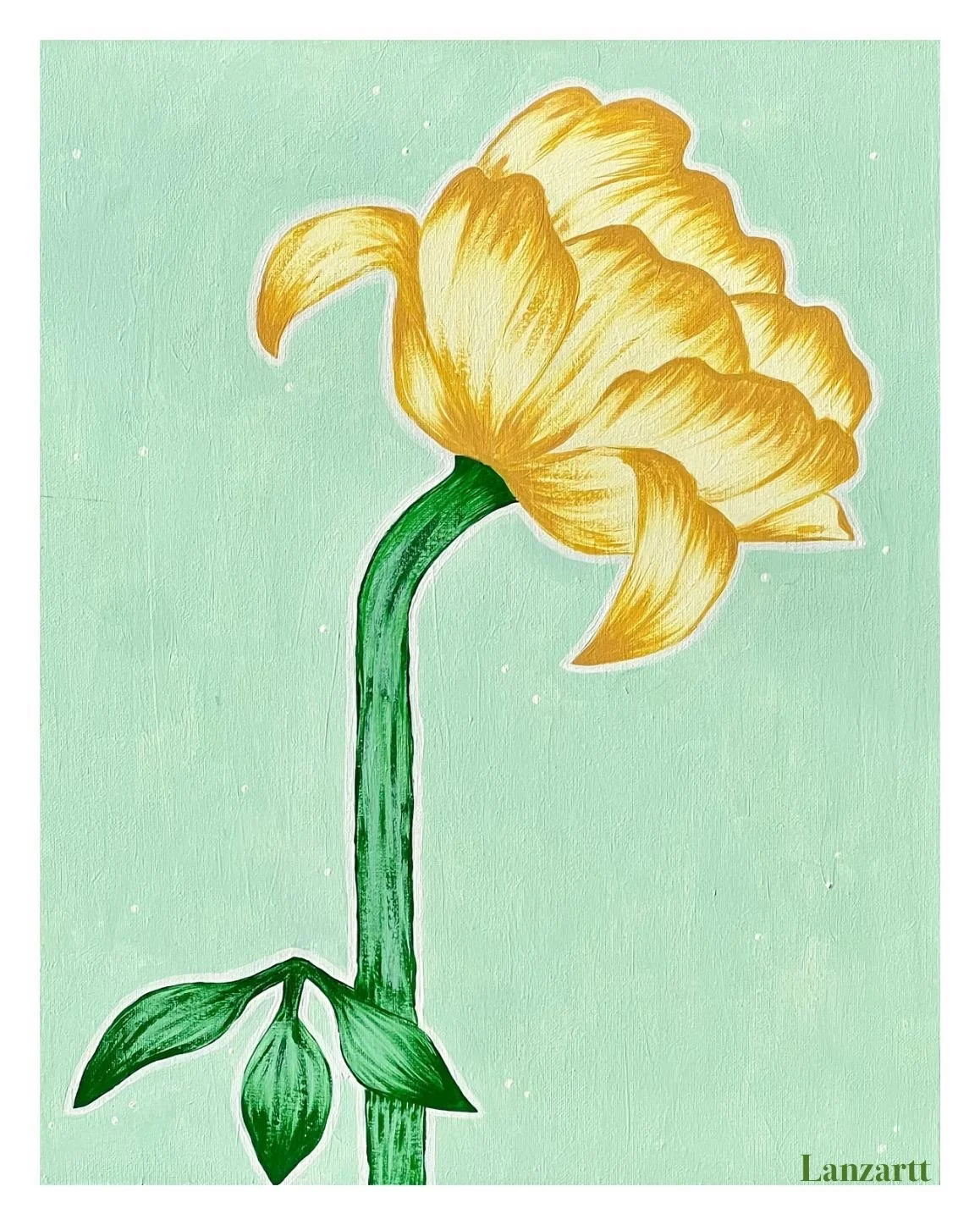 I Own My Happy (acrylic paint)