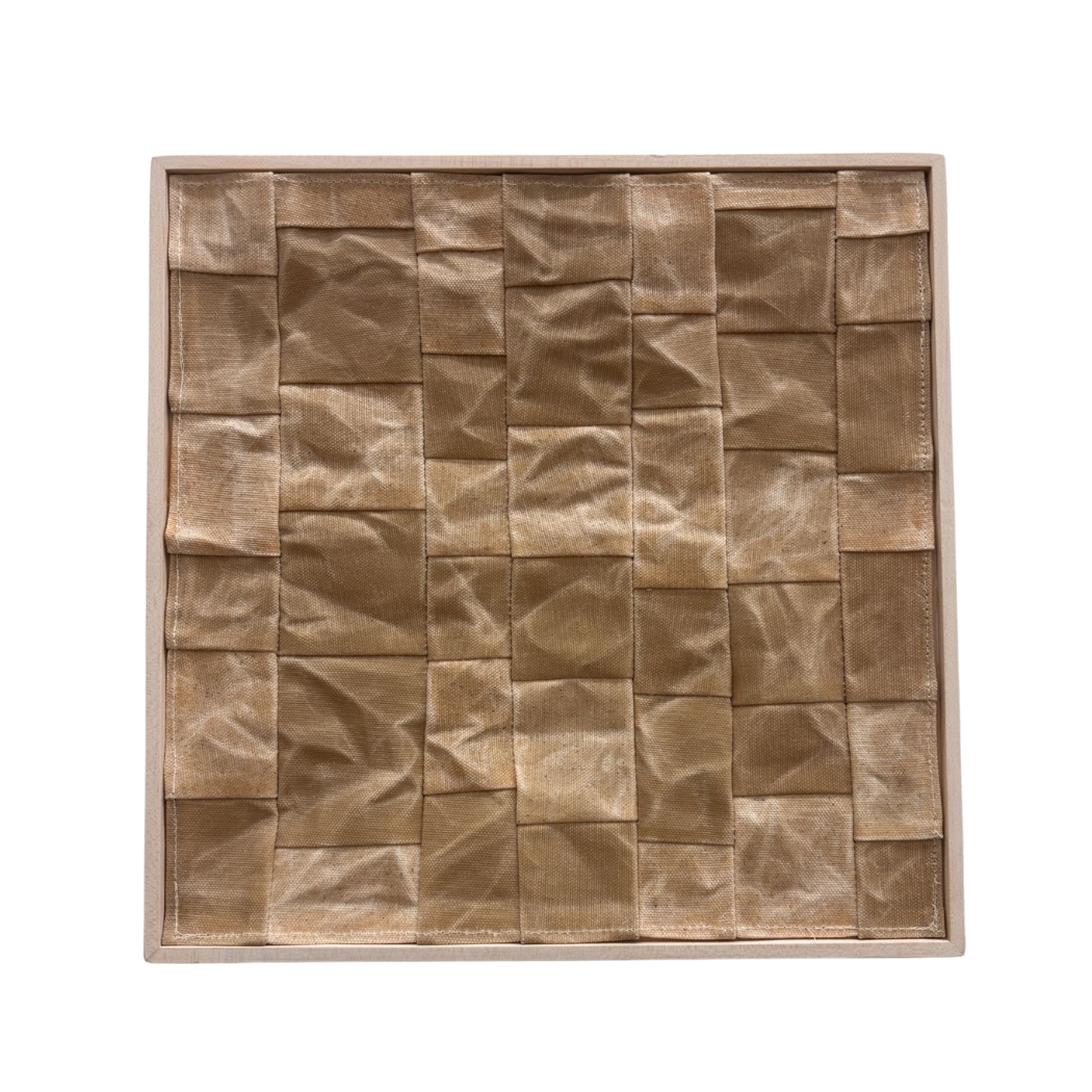 FILIZ SOYAK / HAKO #1: Oat Tile Box Sconce Light
