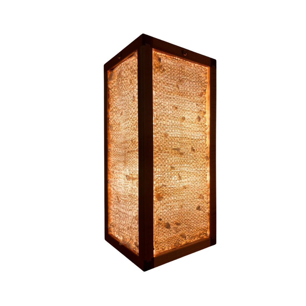 FILIZ SOYAK / ANDON #3: Ivory Weave Pendant Light