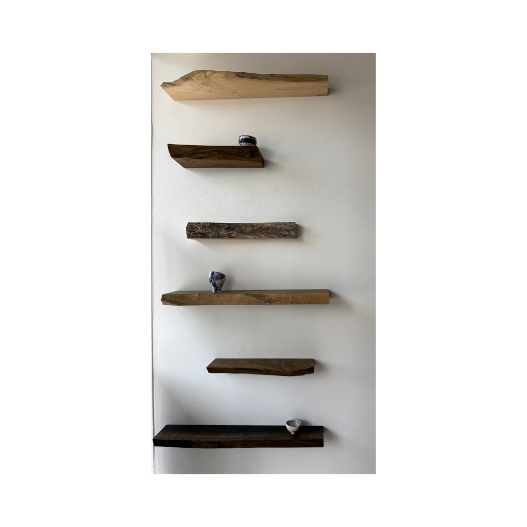 NYH / Site-based Trees & Salvaged Wood Floating Shelves