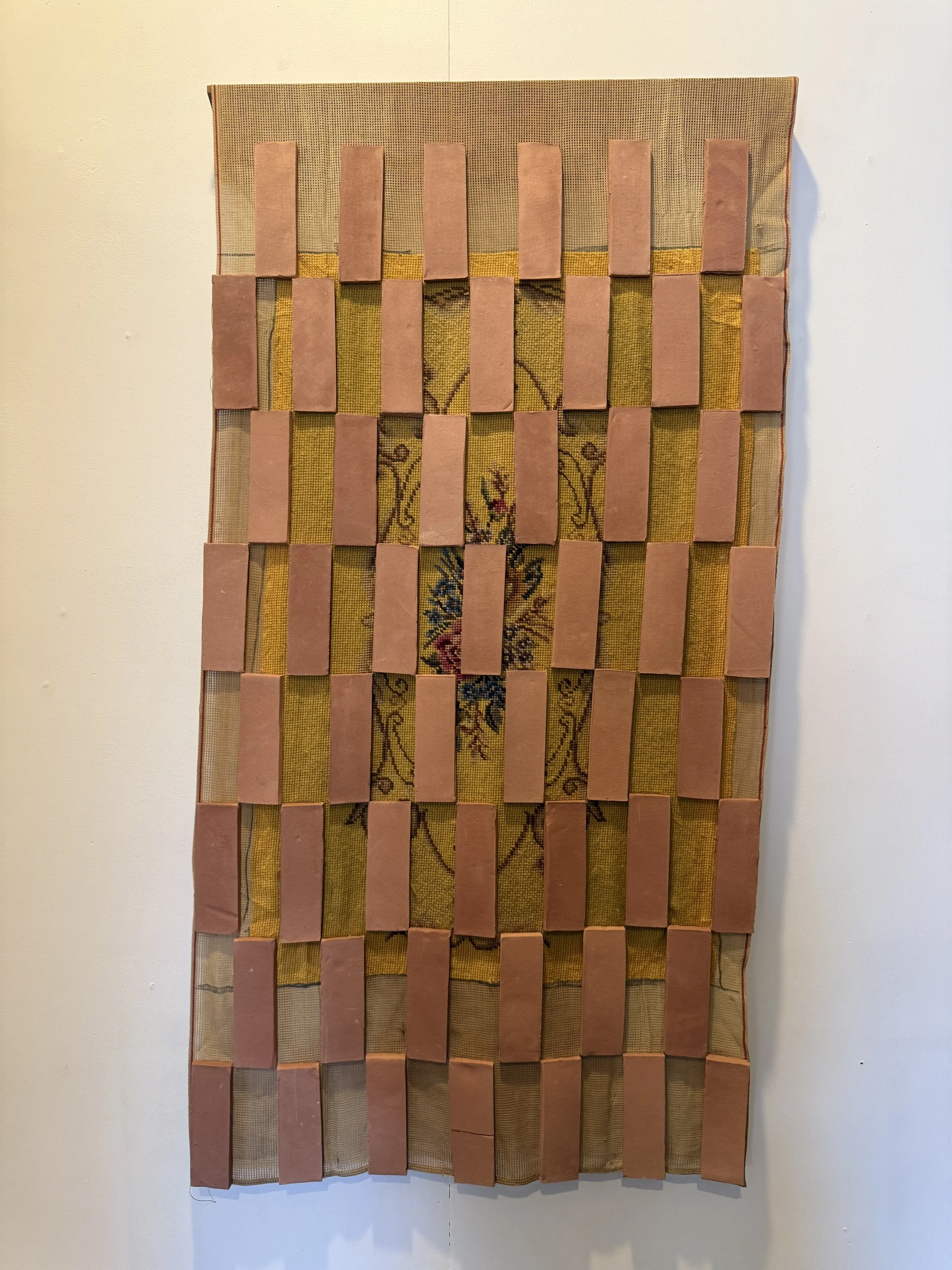 Janis Stemmermann, Needlepoint and Tile, 2023