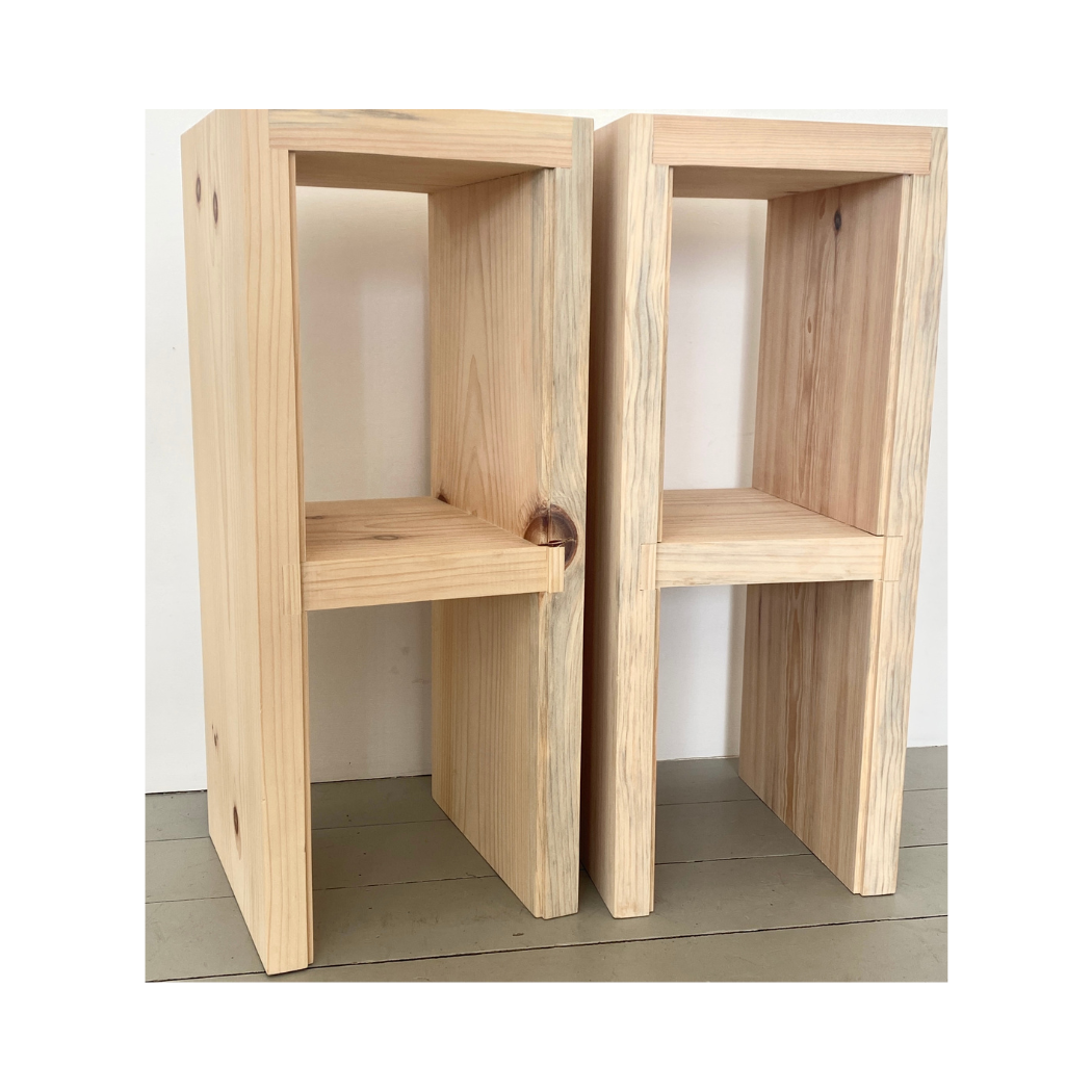 MEG OFFNER (NYH) / Pine Side Tables