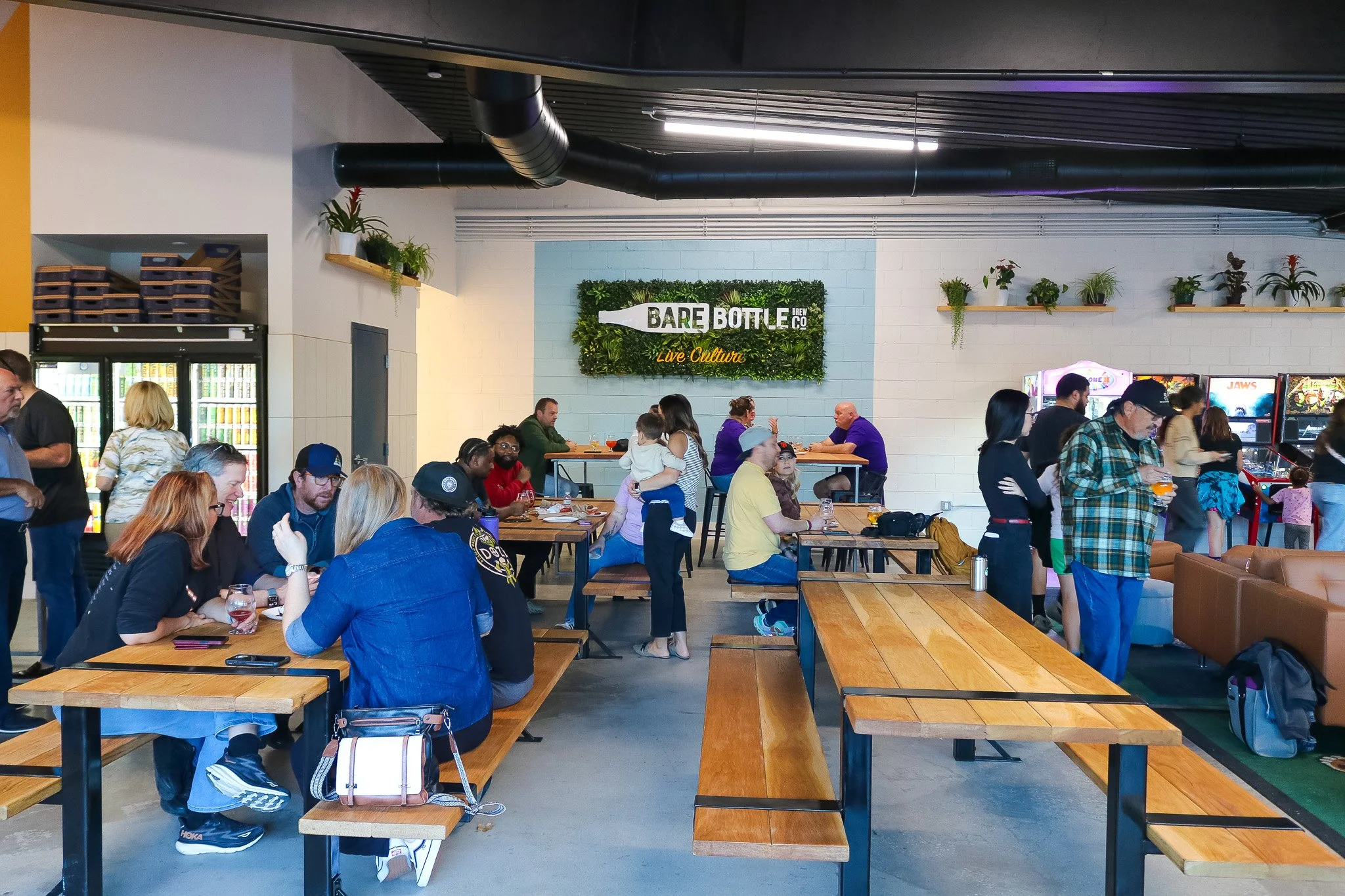 Picnic Tables at our Walnut Creek taproom