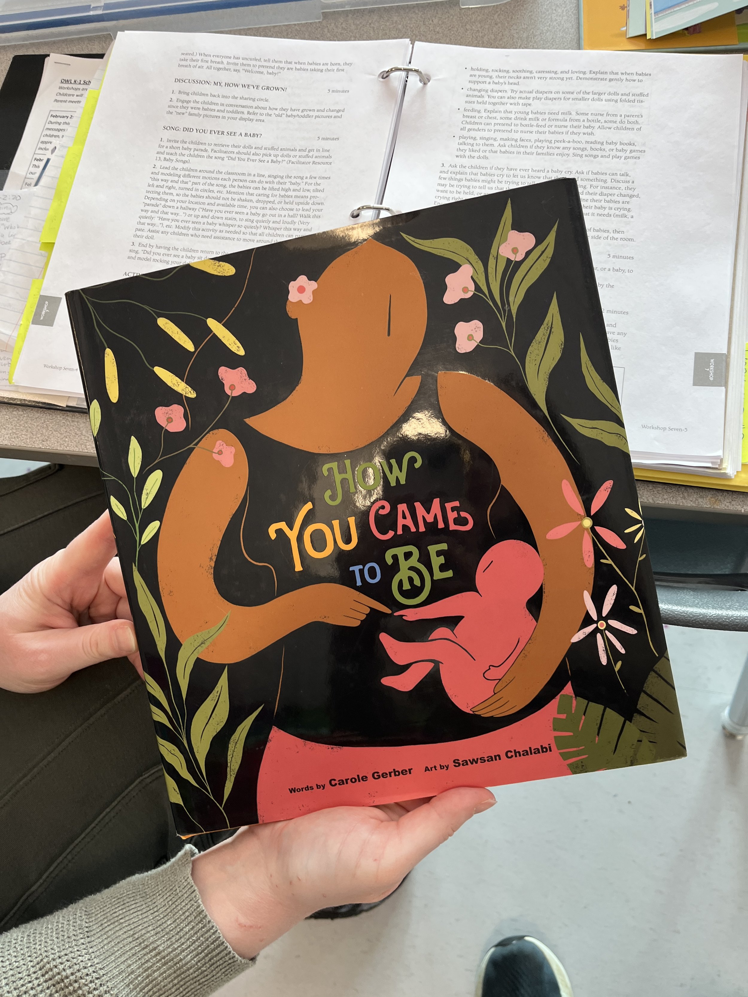 An example of a book resource shared in The Early Years digital workbook.