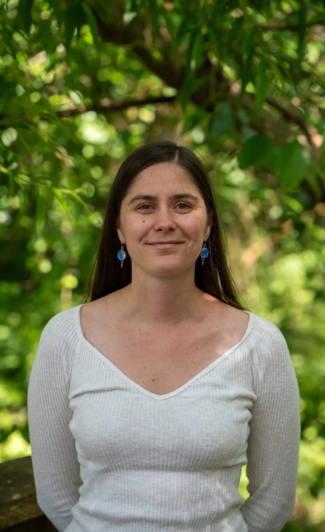 Sexuality educator, Claire Appelmans at Carkeek Park in King County, WA.