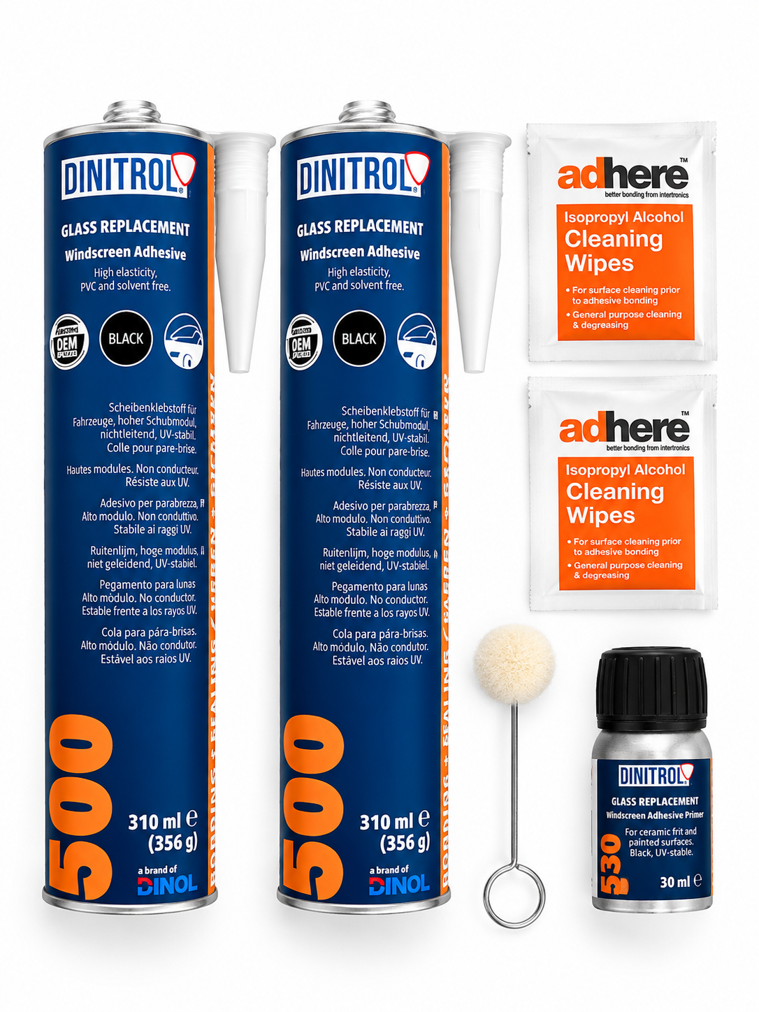 Dinitrol 500 Two Window Fitting Kit – For Bonded Camper Van Windows